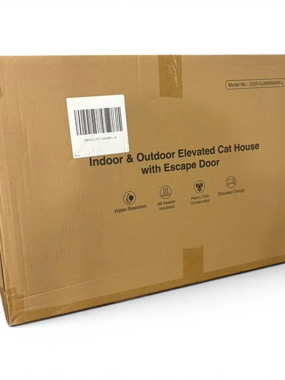 Heated Outdoor Cat House Insulated Elevated Shelter